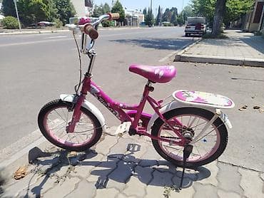 Велосипеды: Uşaq velosipedi – Salute Kids - Rəng: çəhrayı-ağ, naxışlı oturacaq və — 3