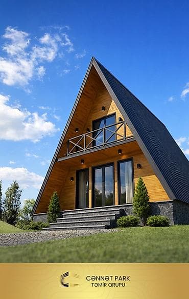 taxda qapl: A-Frame layihəsi tikintisi müxtəlif konstruksiya variantları üzrə icra — 1