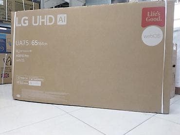 Yeni Televizor LG LED ekran 65" 4K (3840x2160), Ödənişli çatdırılma