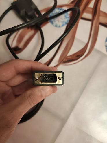 Elektronika: Dvi to vga kabel satılır. Təzədir istifadə olunmayıb. whatsapp — 3
