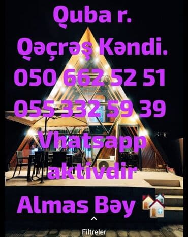 savalan qesebesi harda yerlesir: 80 м², 3 комнаты, Интернет, Газ, Комби — 1