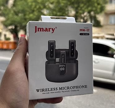 Jmary MW-17 simsiz mikrofon dəsti - 2.4G texnologiyası: sabit və