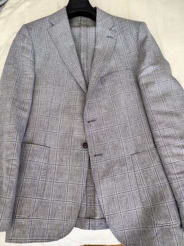 cins pencekler: ENRICO RİVENTO kətan kişi pencəyi - Parça: Təbii toxumalı, yüngül və — 2