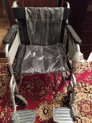 инвалидная коляска цена бу: Əlil arabası.1 dəfə sürülüb. Real alıcıya ashagi yeridə olacey — 1