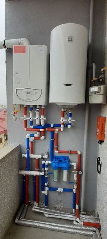 qulaqda ses: Qardaşlarlar mmc olaraq sizlər üçün santexnik işləri ➡️kombi təmiri — 1