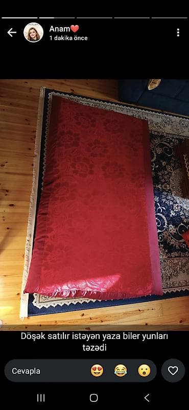 ucuz tul perde: Yun və ördək tükü ilə doldurulmuş əl işi yataq dəsti bular numunedi — 1