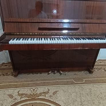 2 el piyano: Upright pianino – “Rostov-Don” - Korpus: parlaq laklı qəhvəyi taxta — 4