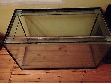 Dördbucaq akvarium, Boş, 300 l, Ödənişli çatdırılma