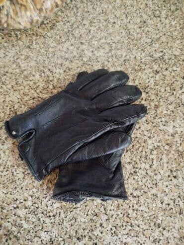 Maskalar, eynəklər: Qara dəri əlcək – klassik model - Material: yumşaq təbii dəri (xarici — 3