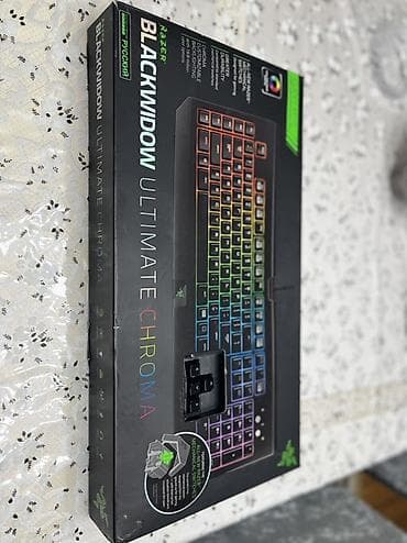 hp komputerlerin qiymeti: Razer BlackWidow Ultimate Chroma klaviatura - Tam ölçülü mexaniki — 3