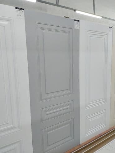 jaluz qapilar kreditle: A-DOORS daxili qapı - Model: Oba 3 - Rəng: Açıq boz - Klasik panelli — 1