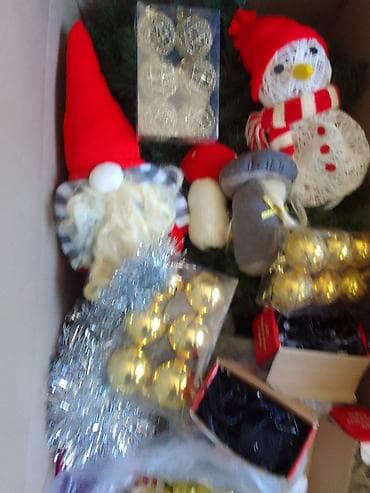 2ci el yolka: Məhsul: LED işıqlı süni Yeni il şam ağacı + bəzək dəsti 050 670 15 12 — 4