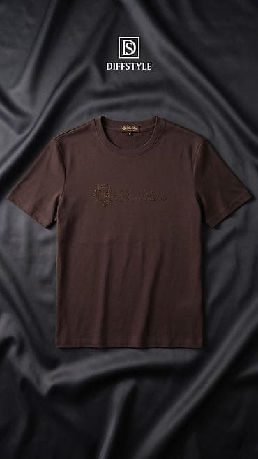 Diffstyle qısaqol köynək – Loro Piana loqotipli - Kəsim — 1