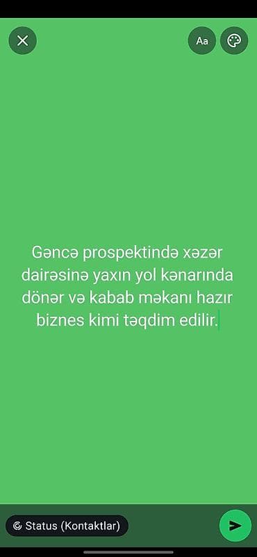 https:promo.bizon.az: Hazır dönər və kabab məkanı – biznes kimi təklif olunur. - Yer: Gəncə — 1