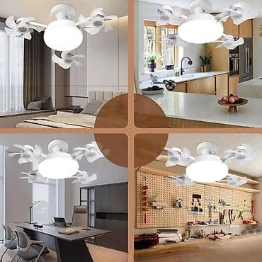 ventil: 3 Qanadlı 15 Pərli Pultlu Tavan sərinkeşi + LED Lampa 50W . ❄️ — 9