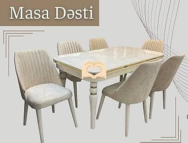 demir ferma satilir: Masa ve oturacaq — 1