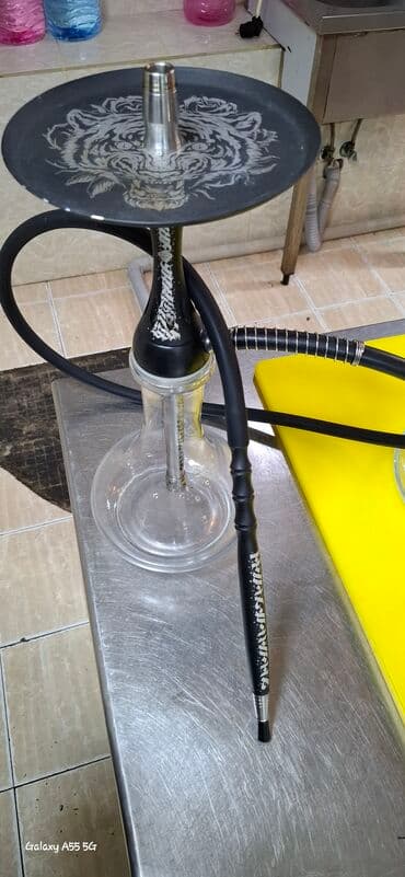 elektron qelyan topdan satisi: Nargilə dəsti – 2 model 1) Qara dizaynlı nargilə - Metaldan gövdə — 2