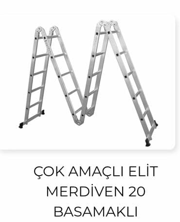 nərdivanlar: Alüminiumdan hazırlanmış çoxməqsədli elit pilləkən, 20 pilləli dizaynı — 1