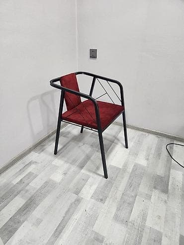 stul masa: Metall karkaslı oturacaq/stul - Dizayn: Minimal və müasir üslub. Açıq — 2
