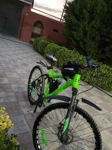 1 yaşdan yuxarı uşaqlar üçün velosipedlər: İşlənmiş Dağ velosipedi Toba, 26", sürətlərin sayı: 10, Ünvandan götürmə — 1