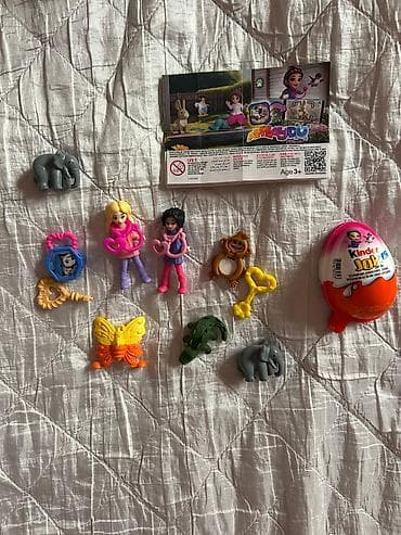Kinder joy oyuncaqları kağızları yerində 15 azn — 1
