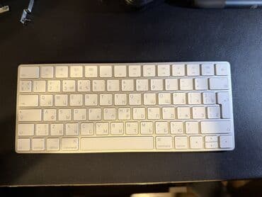 Apple Magic Keyboard (Bluetooth) Model A1644— kompakt, tam ölçülü