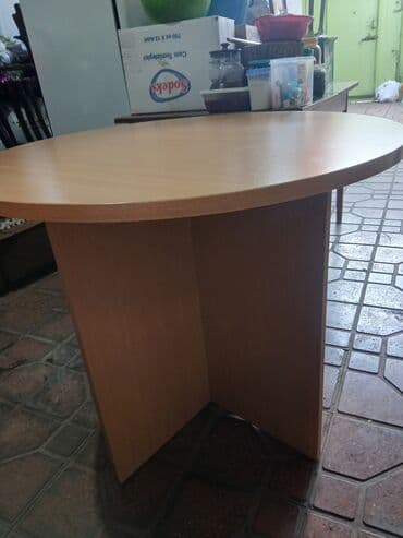 выдвижные ножки для стола: Кухонный стол, Нераскладной, Ламинат, Круглый стол — 3