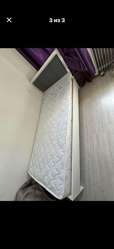 tek kravat: İşlənmiş, Təknəfərlik çarpayı, Bazasız, Matras ilə, Siyirməsiz, Azərbaycan — 3