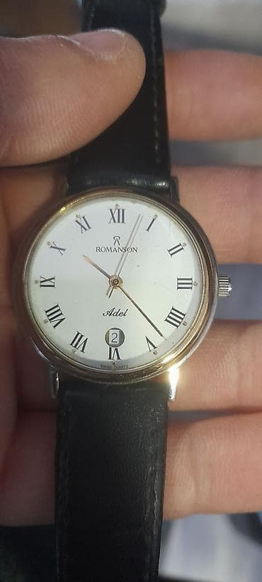 Ювелирные изделия: Наручные часы, Romanson, цвет - Черный — 2