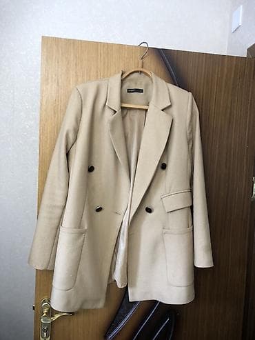 reqs geyimi: Palto, M, rəng - Bej — 1