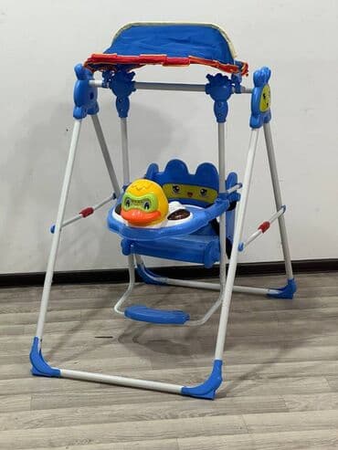 yellencekler: Yelləncək Brend Babyland Rəng Bənövşəyi və mavi Material Metal Çərçivə — 1