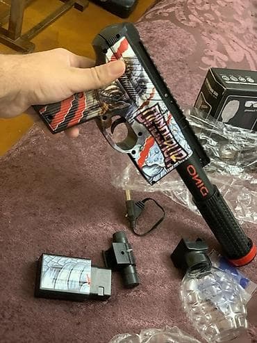 hiroskoplar ilə oyuncaqlar: M206 Electric Toy Submachine Gun – gel ball (su giləsi) atan oyuncaqlı — 2