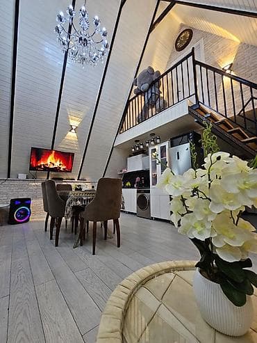 элитные 3 комнатные квартиры: A‑Frame dizaynlı şüşə fasadlı rahat istirahət evi – şəxsi həyətyanı — 2