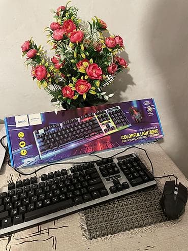 netbook ikinci el: Hoco GM18 klaviatura və mouse desti az işlenib ideal veziyyetdedi heç — 9