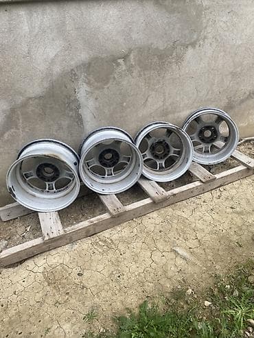 4 ədəd yüngül lehimli disk dəsti - Rəng: gümüş - 5 şüalı dizayn - 5