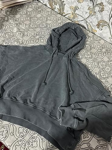 repromax man: Qısa model kapüşonlu sviter (hoodie) GEYINILMEYIB✅️ - Rəng: tünd — 1