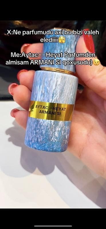 Məhsul: “AYTAC & HEYAT” Parfume yağ əsaslı ətirlər - Tərkib: yağ — 10