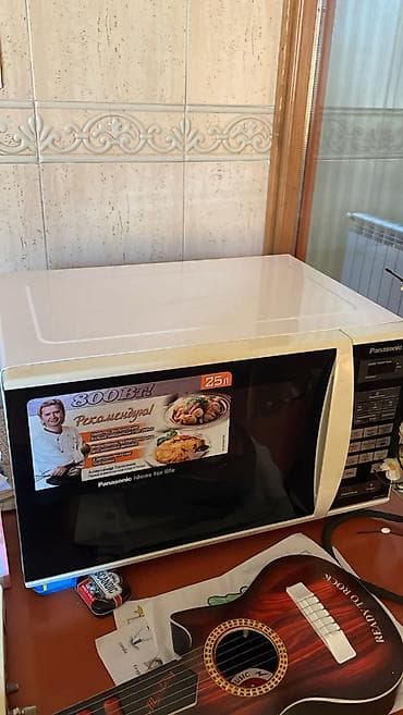 Plitələr və bişirmə panelləri: Mikrodalğalı soba Panasonic, Ayrıca dayanan, rəng - Ağ — 1