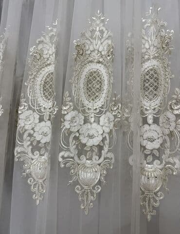 pvc pencere qiymetleri: Məhsul: Naxışlı tull pərdə Yep yeni,klassik modeldir.Eni 6 uzunluq — 2