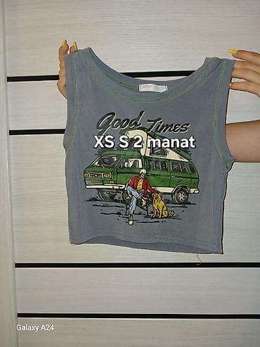 Qadın geyimləri satılır qiymət üzərində qeyd olunub razmer xs s m l — 10