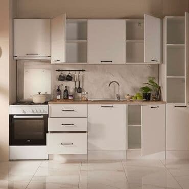 metbex mebeli gence: Sifarişlə mətbəx dəsti, Özü çəkən petlələr, Mat laminat, Kredit var, Pulsuz çatdırılma — 19