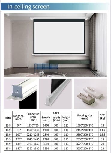 купить телевизор: Новый Стационарный Проектор Самовывоз, Бесплатная доставка, Платная доставка — 6