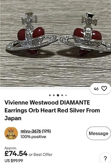 buji: На продаже новые брендовые сережки от VİVİENNE WESTWOOD Продам по 60 — 3