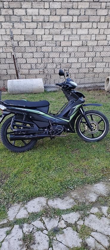 moped alıram: Moped/motosiklet – Qezet tipli (underbone) model - Rəng: qara-yaşıl - — 4