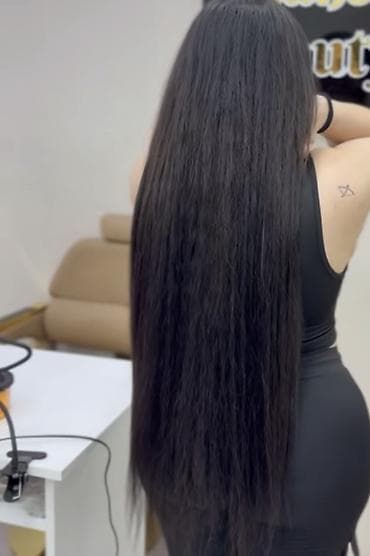afro saclar: Qaynaq saçlar, Təbii, İşlənmiş — 1