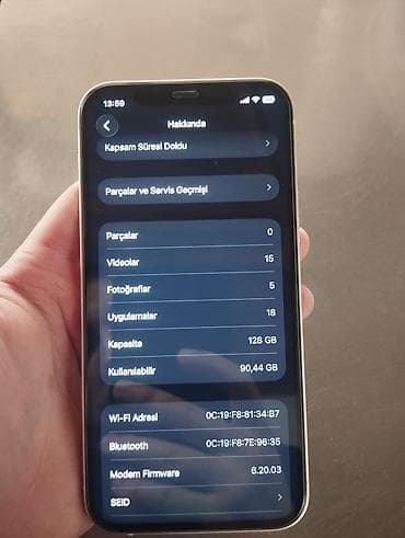 iphone 30: IPhone 12, 128 GB, White Titanium, Face ID — 2