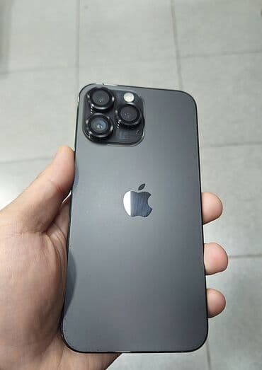 IPhone 14 Pro Max, 128 GB, Qara, Simsiz şarj, Face ID