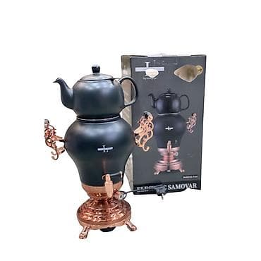 ev temizdiyi: Elektrik samovar – klassik dizayn və müasir rahatlığın birləşməsi. - — 1