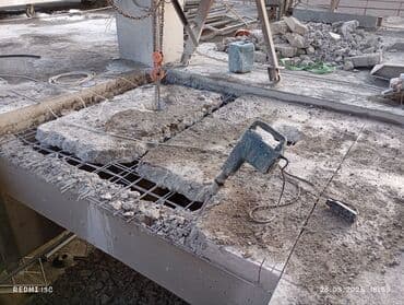 qabyuyan təmiri: #Betonkesme #betondeşmə Beton kubik kərpic - dən kəsim deşim — 11