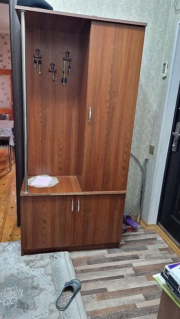 sonsuzluq sekilleri: 5 qapı, Qəhvəyi, Digər material, Açılan, Düz dolab — 2